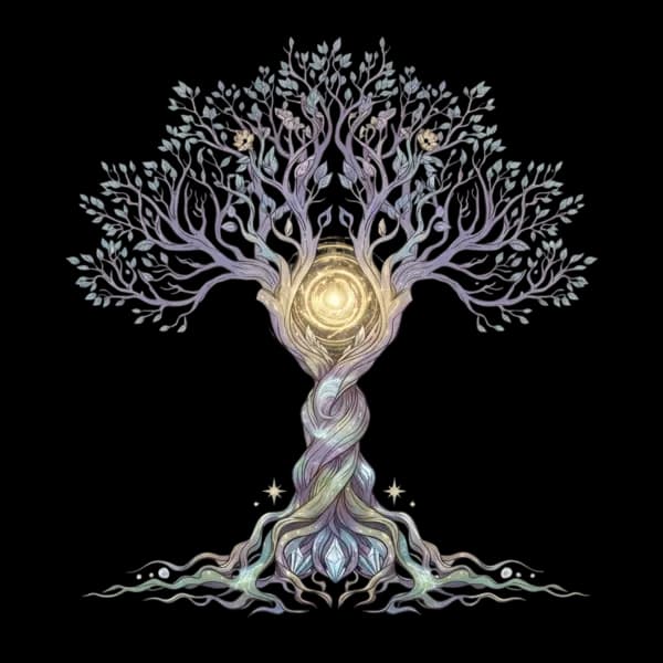 Tree connecting distinct sacred traditions